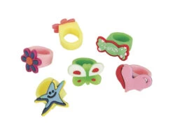 Uitdeelcadeautjes Speelgoed Ringen 16,5cm 10st