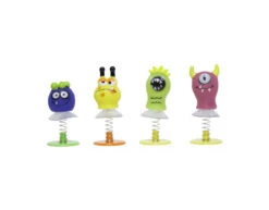 Uitdeelcadeautjes Springfiguren Monsters 6cm 4st