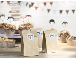 Uitdeelzakjes Bosdieren 6st -Feestartikelen Winkel uitdeelzakjes bosdieren 6st 3