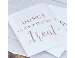 Uitdeelzakjes Donut Leave Papier 17cm 20st -Feestartikelen Winkel uitdeelzakjes donut leave papier 17cm 20st 2