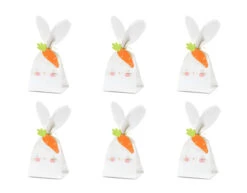 Uitdeelzakjes Konijn 22,5cm 6st