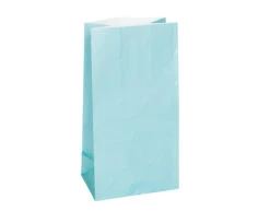 Uitdeelzakjes Lichtblauw 25cm 12st