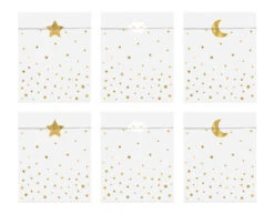 Uitdeelzakjes Little Star 14cm 6st