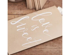 Uitdeelzakjes Love 20cm 20st -Feestartikelen Winkel uitdeelzakjes love 20cm 20st 2