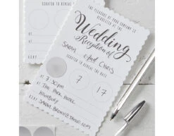 Uitnodigingen Receptie 15cm 10st -Feestartikelen Winkel uitnodigingen receptie 15cm 10st 2