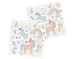 Unicorn Servetten Regenboog 33cm 20st