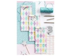 Unicorn Uitdeelzakjes Papier 18cm 6st -Feestartikelen Winkel unicorn uitdeelzakjes papier 18cm 6st 3