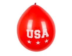 USA Ballonnen 25cm 6st -Feestartikelen Winkel usa ballonnen 25cm 6st 2