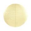 Vanille Creme Lampion Rond 20cm -Feestartikelen Winkel vanille creme lampion rond 20cm