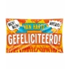 Verjaardag Gevelvlag Van Harte Gefeliciteerd 1,5m -Feestartikelen Winkel verjaardag gevelvlag van harte gefeliciteerd 15m
