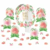 Versiering Set Baby Meisje Bloemen 27 Delig -Feestartikelen Winkel versiering set baby meisje bloemen 27 delig