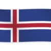 Vlag Ijsland 1,5m