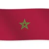 Vlag Marokko 1,5m -Feestartikelen Winkel vlag marokko 15m