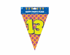 Vlaggenlijn 13 Jaar Gekleurd 10m -Feestartikelen Winkel vlaggenlijn 13 jaar gekleurd 10m 2