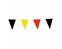 Vlaggenlijn Zwart Geel Rood 10m