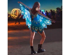 Vleugels Pauw 1,55m -Feestartikelen Winkel vleugels pauw 155m 3