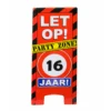 Warning Sign 16 Jaar 62,5cm -Feestartikelen Winkel warning sign 16 jaar 625cm