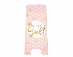 Warning Sign It'S A Girl 58cm -Feestartikelen Winkel warning sign its a girl 58cm 1