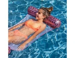 Waterhangmat Panterprint Rose Goud 1,16m -Feestartikelen Winkel waterhangmat panterprint rose goud 116m 1