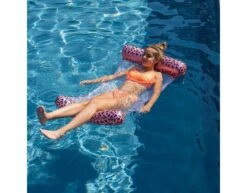 Waterhangmat Panterprint Rose Goud 1,16m -Feestartikelen Winkel waterhangmat panterprint rose goud 116m 2