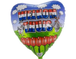 Welkom Thuis Ballon 45cm Leeg