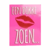 Wenskaart Dikke Zoen 17cm
