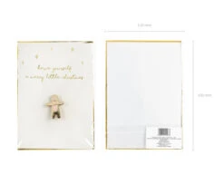 Wenskaart Gingerbread 14,8cm -Feestartikelen Winkel wenskaart gingerbread 148cm 3