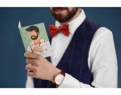 Wenskaart Groom 15cm -Feestartikelen Winkel wenskaart groom 15cm 3