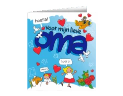 Wenskaart Oma 16,5cm