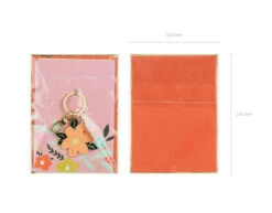 Wenskaart Sleutelhanger 16cm -Feestartikelen Winkel wenskaart sleutelhanger 16cm 5