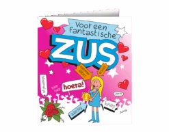 Wenskaart Zus 16,5cm