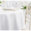 Wit Tafelkleed Rond 3m -Feestartikelen Winkel wit tafelkleed rond 3m