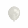 Witte Ballonnen Metallic 13cm 100st