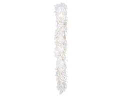 Witte Boa Met Goud 1,8m