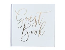 Witte Gastenboek 21cm