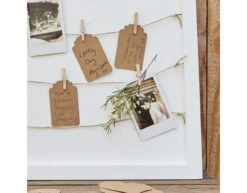 Witte Gastenboek Kaartjes 40cm -Feestartikelen Winkel witte gastenboek kaartjes 40cm 1