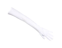 Witte Handschoenen Lang 40cm -Feestartikelen Winkel witte handschoenen lang 40cm 3