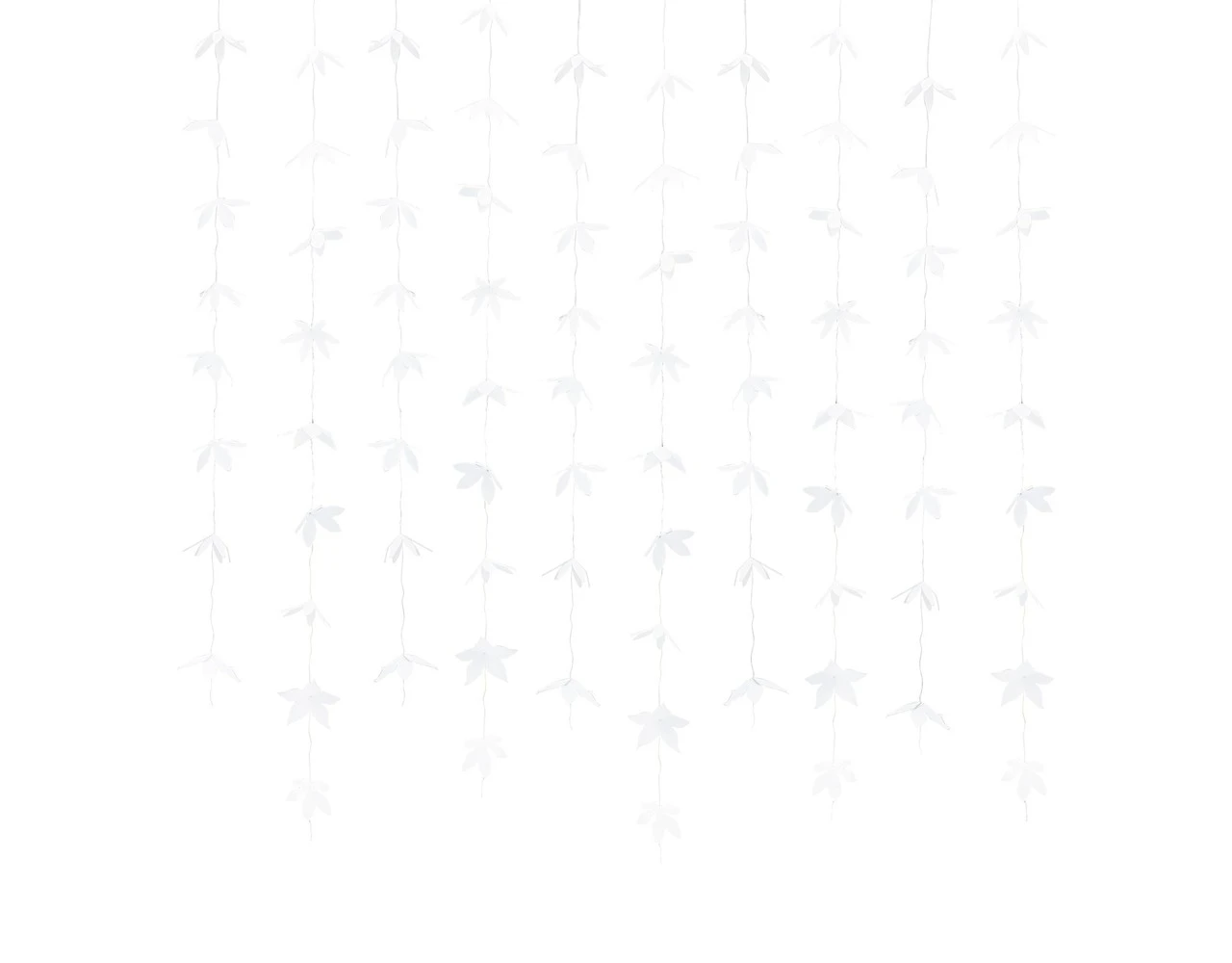 Witte Hangdecoratie Bloemen Slinger Set 1,8m 3 Witte Hangdecoratie Bloemen Slinger Set 1,8m