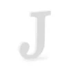Witte Letter J Hout 20cm -Feestartikelen Winkel witte letter j hout 20cm