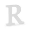 Witte Letter R Hout 20cm 1 Witte Letter R Hout 20cm -Feestartikelen Winkel witte letter r hout 20cm