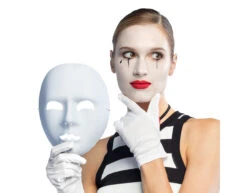 Witte Masker -Feestartikelen Winkel witte masker 1