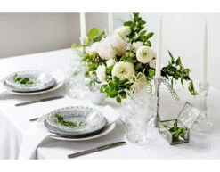 Witte Organza Stof Parels 48cm 9m -Feestartikelen Winkel witte organza stof parels 48cm 9m 4