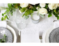 Witte Organza Stof Parels 48cm 9m -Feestartikelen Winkel witte organza stof parels 48cm 9m 5