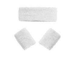 Witte Set Hoofdband Polsbandjes