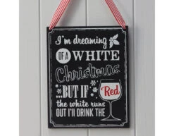 Wooden Sign Wine Chalkboar -Feestartikelen Winkel wooden sign wine chalkboar 1