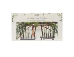 Wooden Signs Mr And Mrs Chair Signs -Feestartikelen Winkel wooden signs mr and mrs chair signs 2