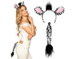 Zebra Kostuum Set 2 Delig