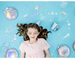 Zeemeermin Feesthoedjes 18cm 6st -Feestartikelen Winkel zeemeermin feesthoedjes 18cm 6st 6