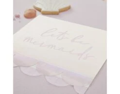 Zeemeermin Servetten 16cm 16st -Feestartikelen Winkel zeemeermin servetten 16cm 16st 2