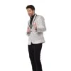 Zilveren Blazer Heren